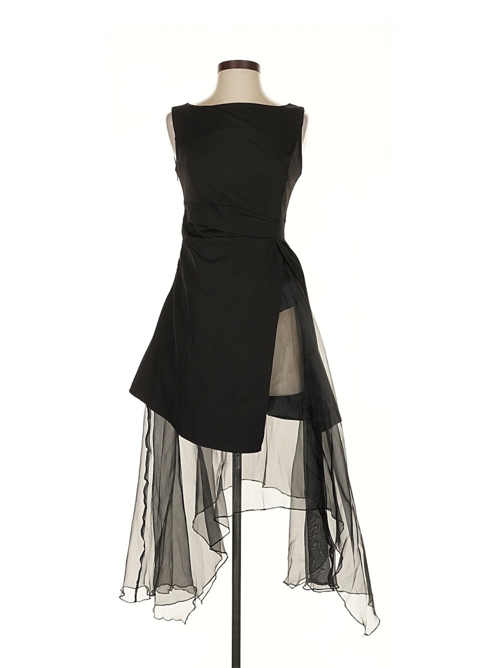 Black Sheer Cocktail Dress